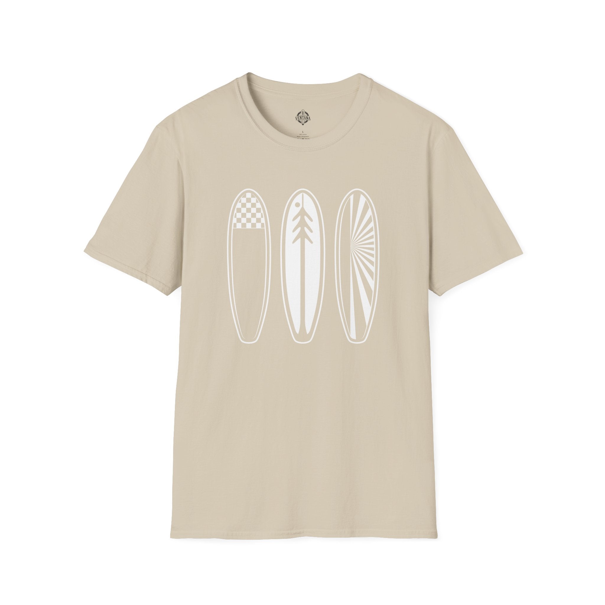 Ventana Three Board Unisex - Soft Style U.S. Cotton T-Shirt