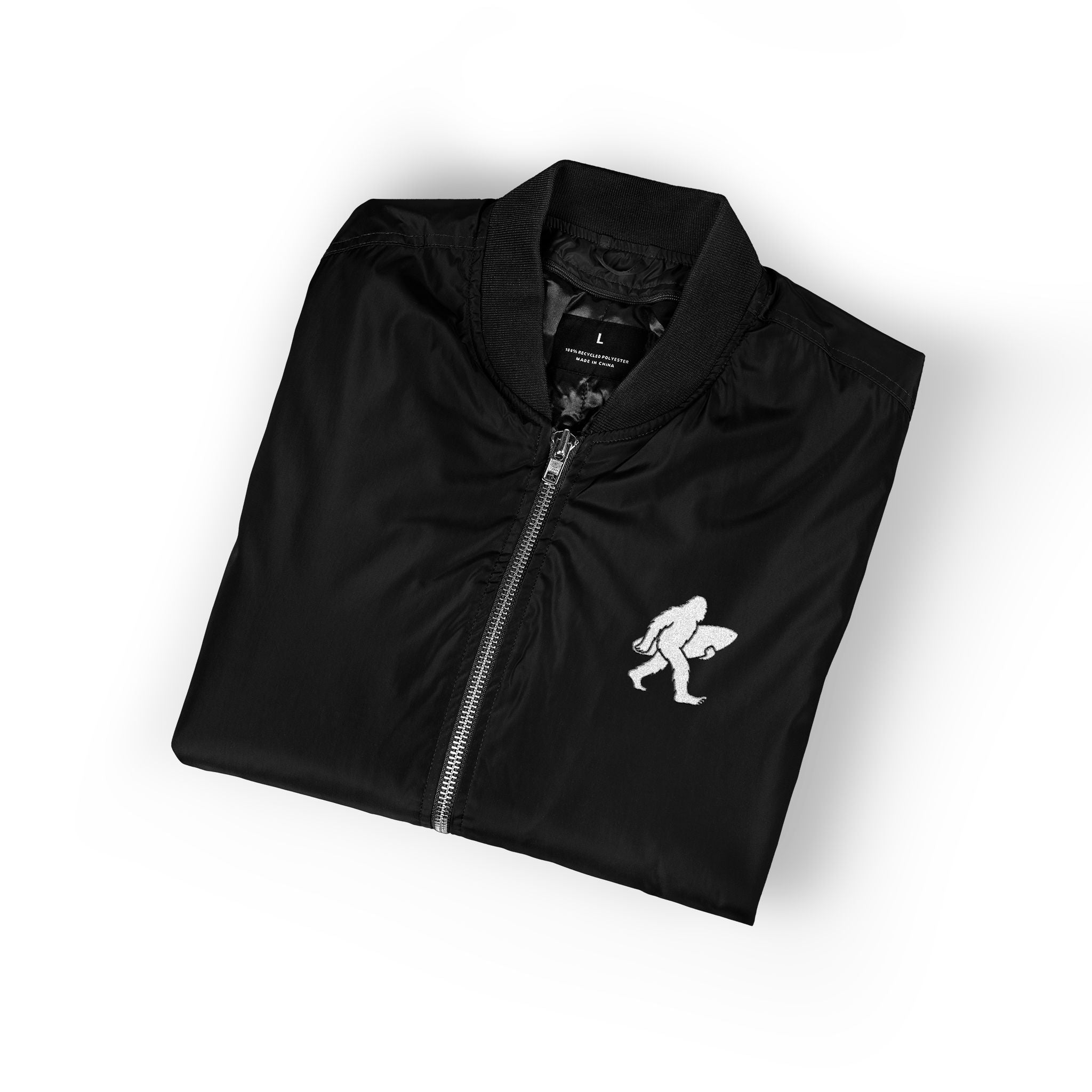 Ventana Surfsquatch Recycled Poly Embroidered Bomber Jacket
