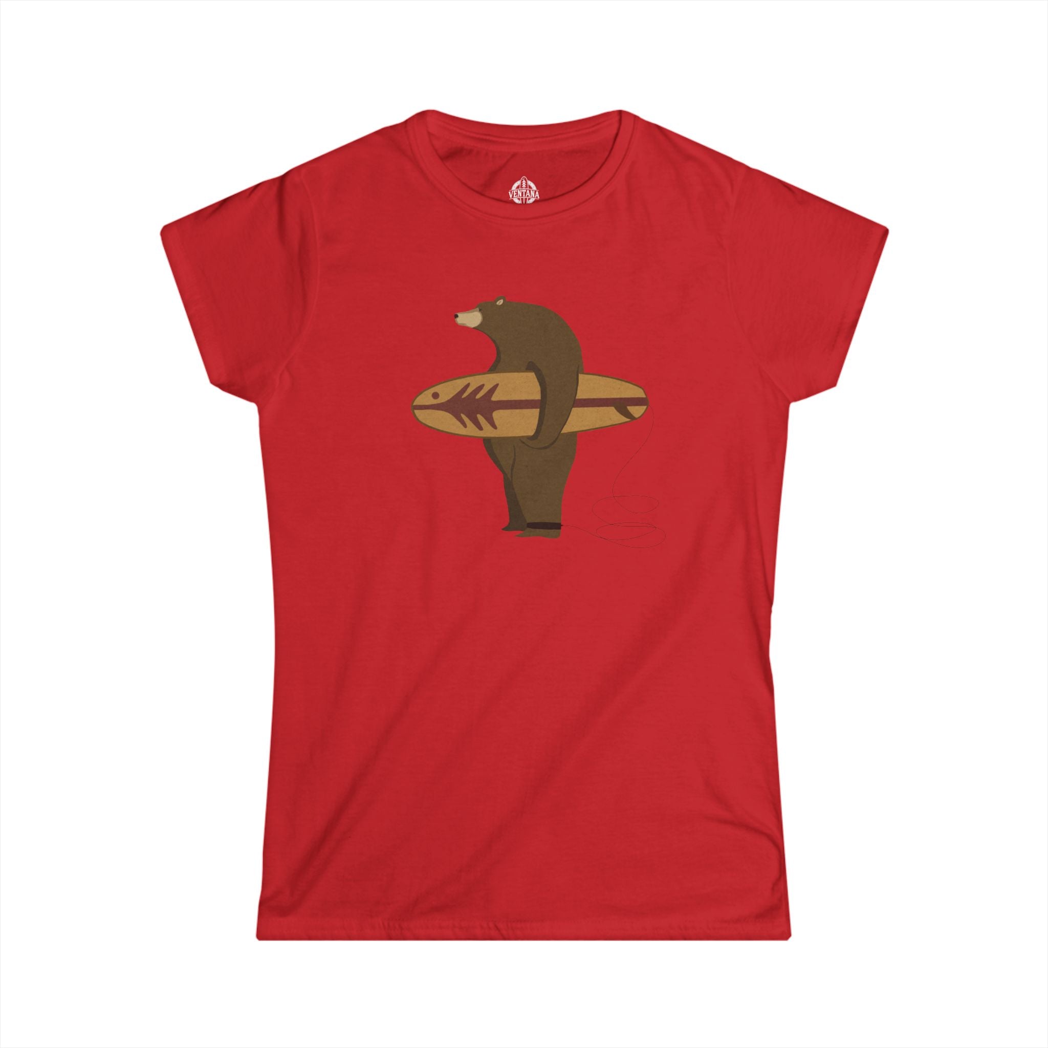 Surfing Grizzly Bear by Fabian Lavater - Women&