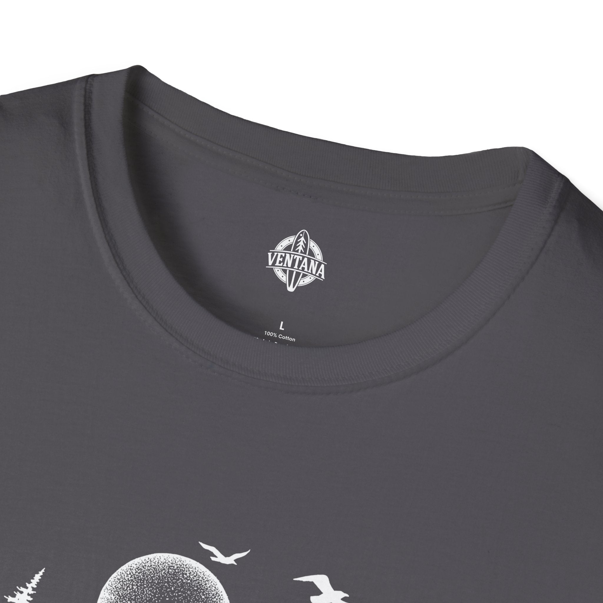 Ventana Surfsquatch by Thiago Bianchini Unisex - Soft Style U.S. Cotton T-Shirt