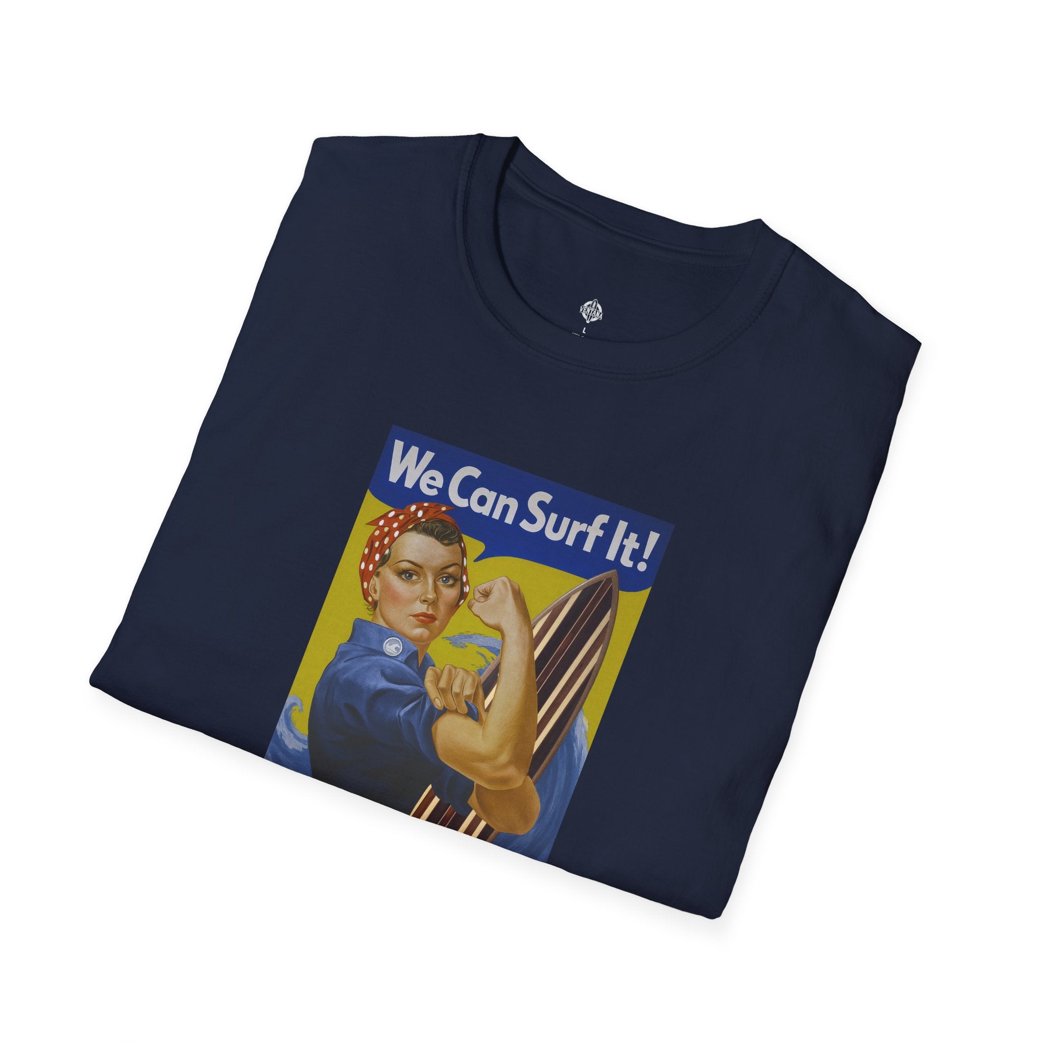 Rosie the Surfer Unisex - Soft Style U.S. Cotton T-Shirt