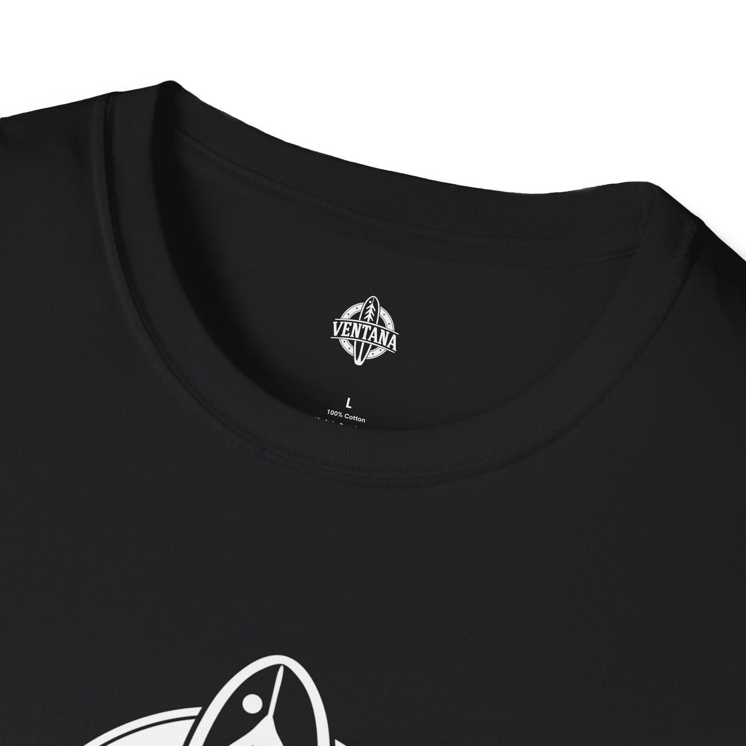 Ventana Treefish Logo Unisex - Soft Style U.S. Cotton T-Shirt