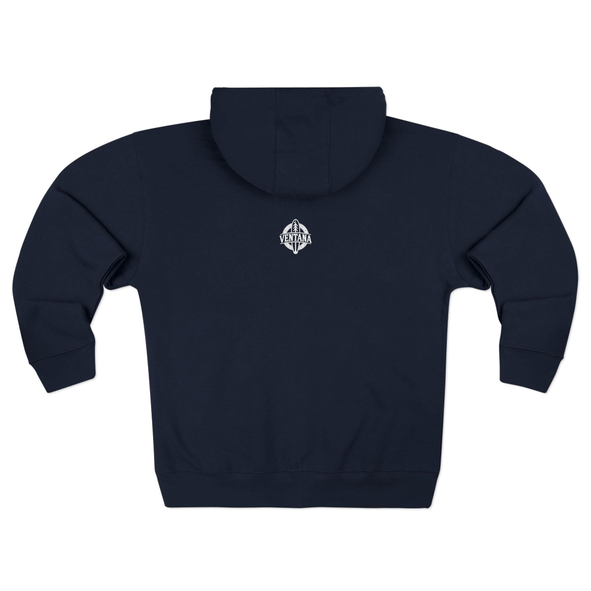 Turtle Lotería Unisex - Zip Cotton Blend Fleece Hoodie (La Tortuga)