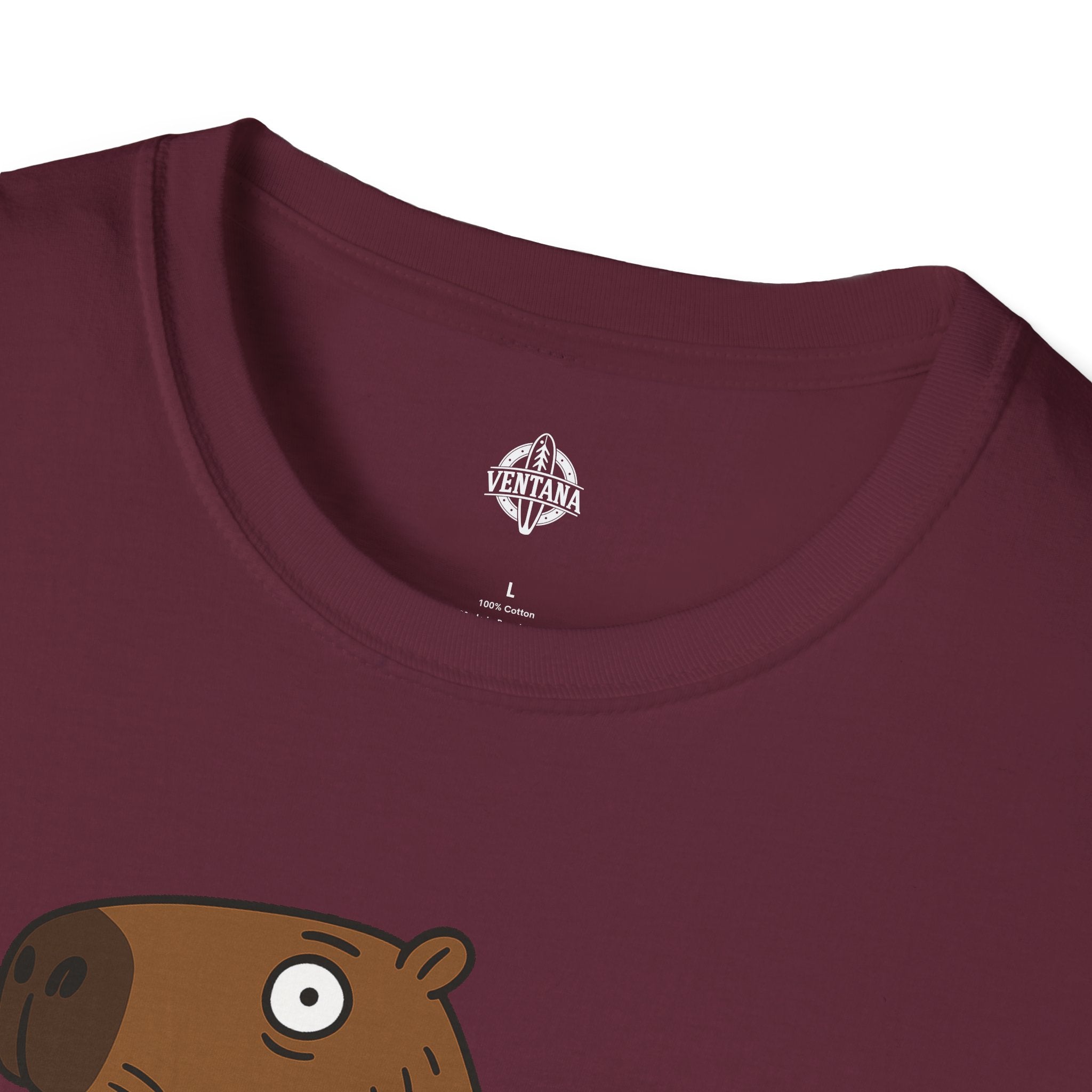 Capybara Surfer Unisex - Soft Style U.S. Cotton T-Shirt