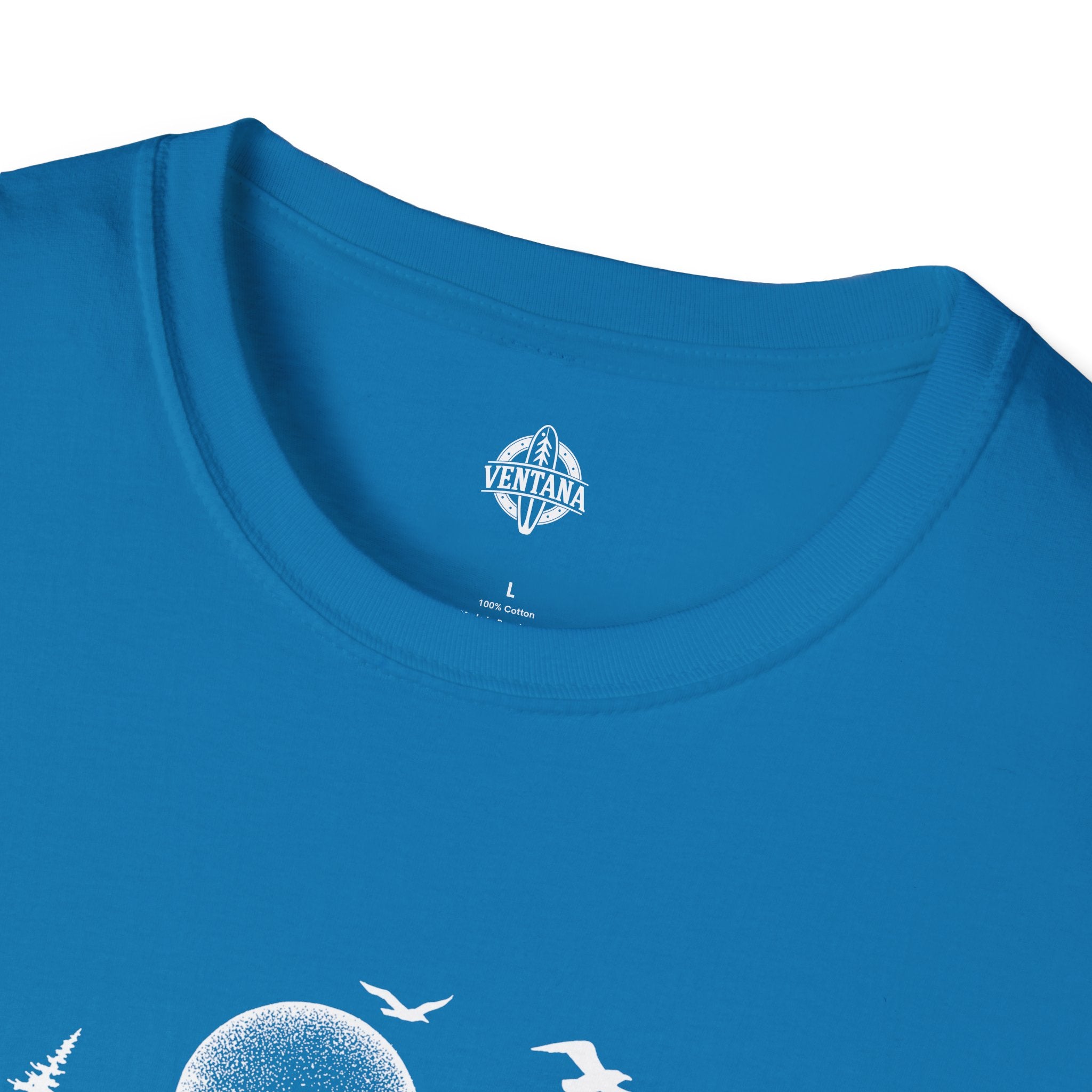 Ventana Surfsquatch by Thiago Bianchini Unisex - Soft Style U.S. Cotton T-Shirt