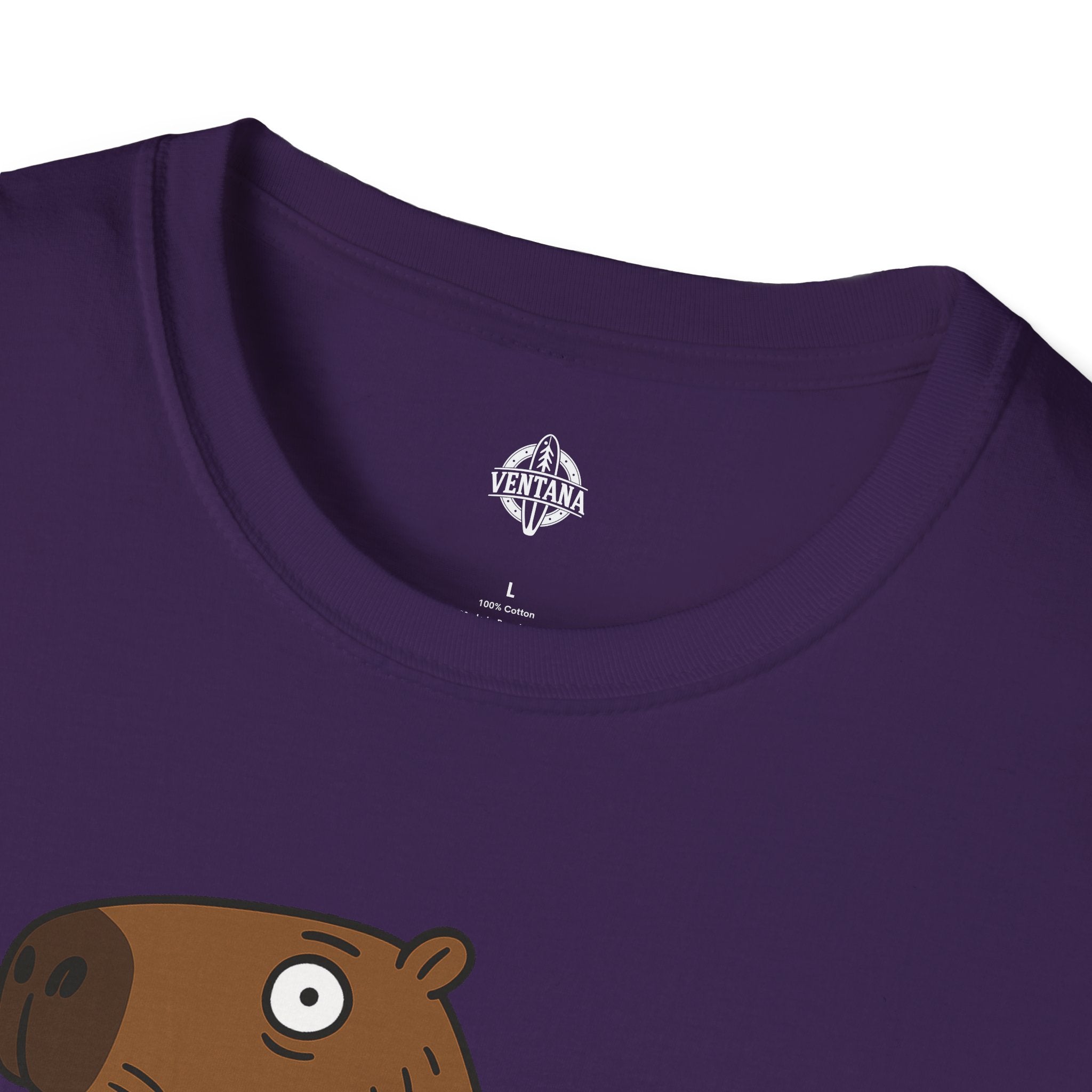 Capybara Surfer Unisex - Soft Style U.S. Cotton T-Shirt
