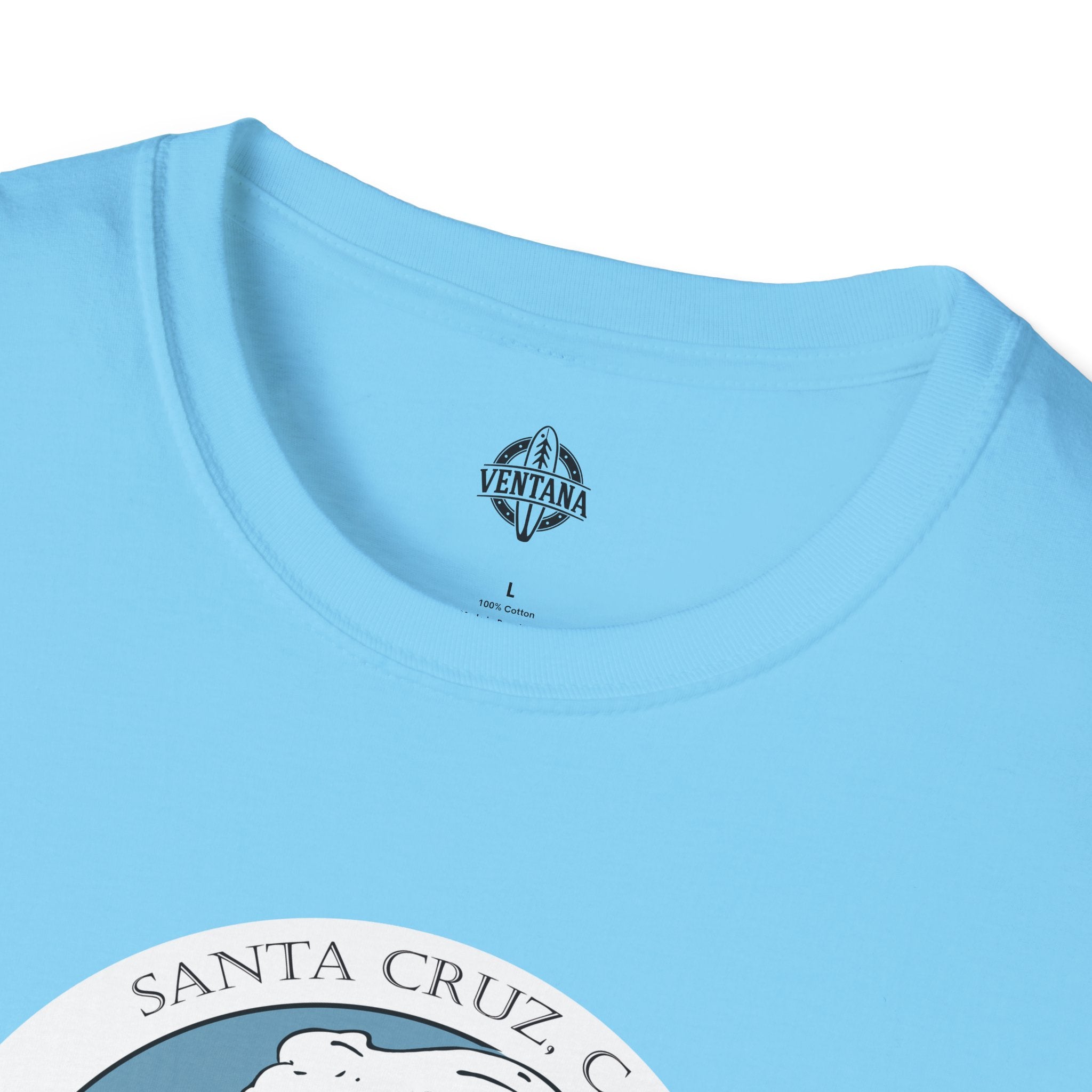Surf with Otter 841 by Thiago Bianchini Unisex - Soft Style U.S. Cotton T-Shirt