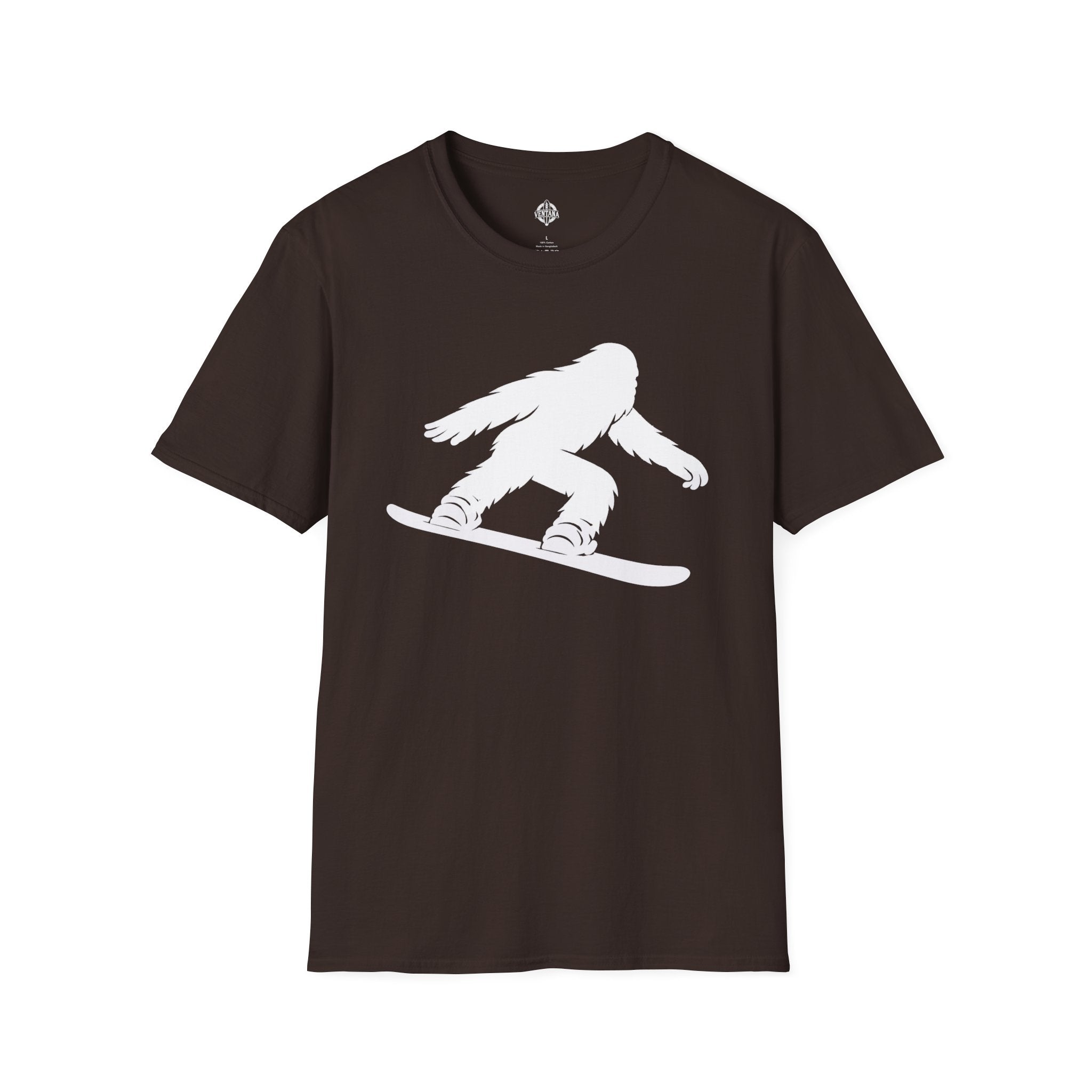 Ventana Shreddy Yeti Snowboard Unisex - U.S. Cotton T-Shirt