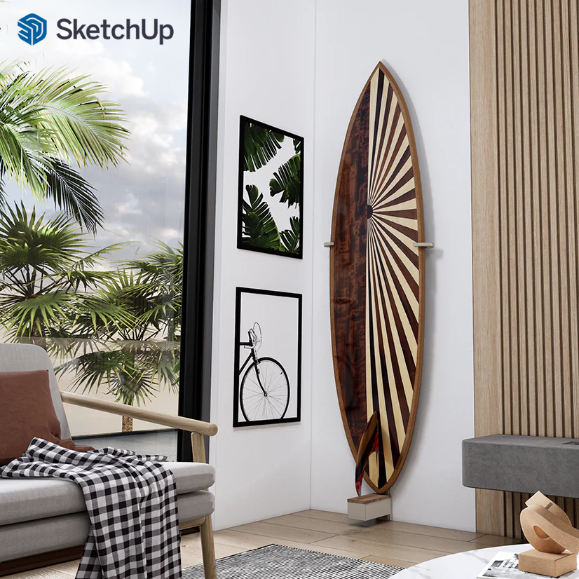 FREE Ventana Surfboard 3D File for Designers