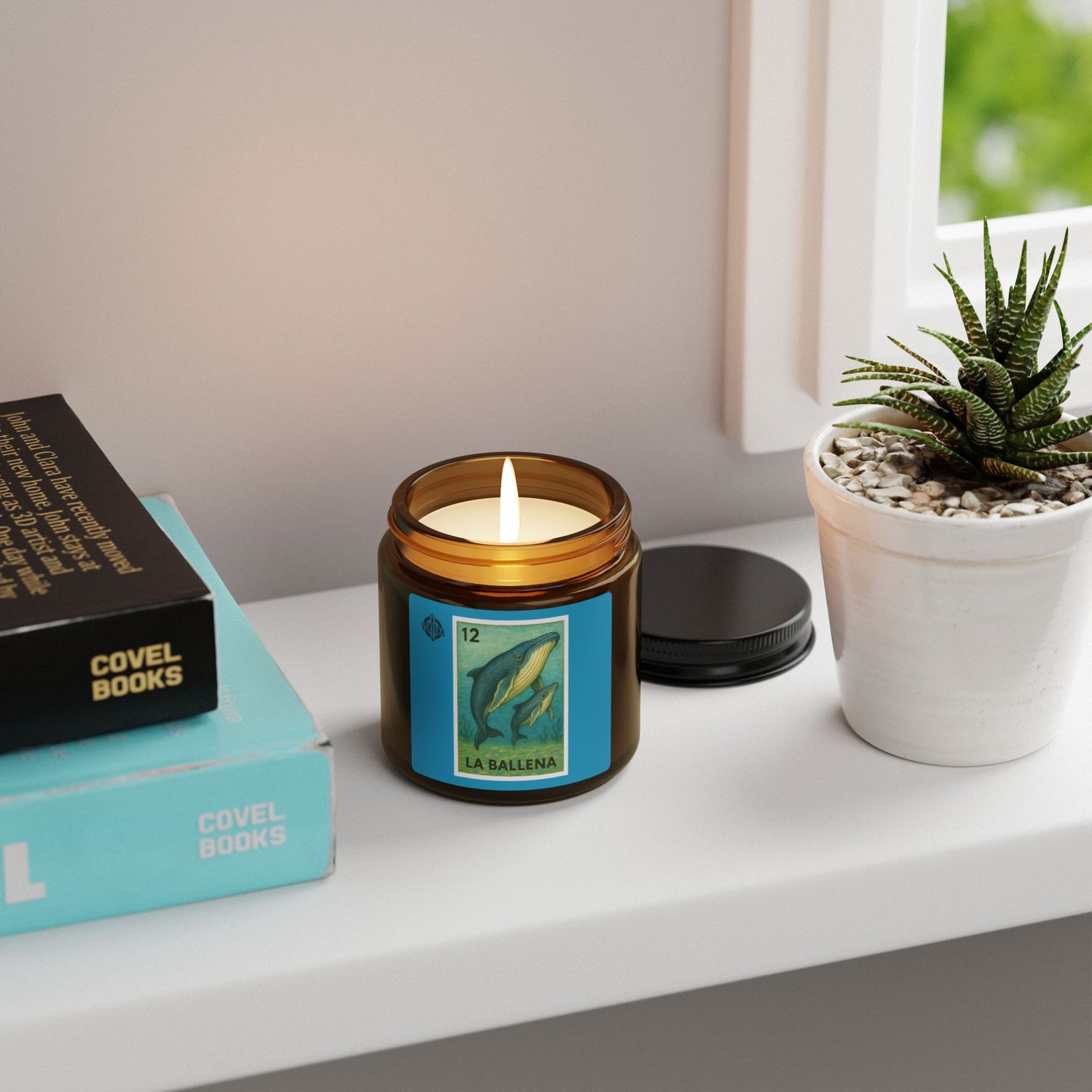Whale Lotería - Scented Soy Candle (La Ballena)