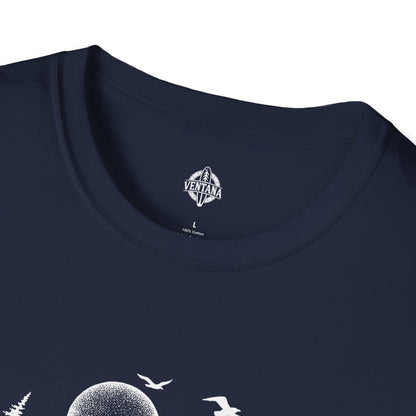 Ventana Surfsquatch by Thiago Bianchini Unisex - Soft Style U.S. Cotton T-Shirt