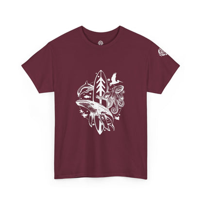 Ventana Monterey Bay by Thiago Bianchini - U.S. Cotton T-Shirt