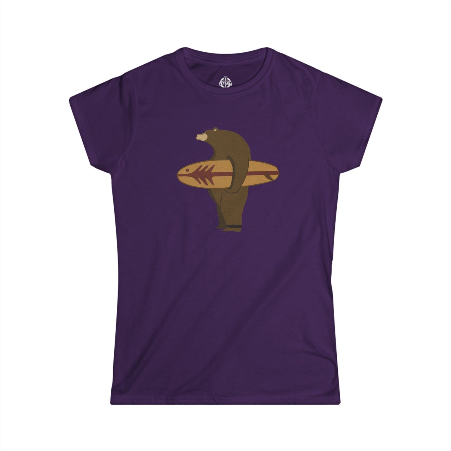 Surfing Grizzly Bear by Fabian Lavater - Women&