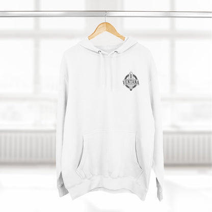 Ventana Monterey Bay by Thiago Bianchini Unisex - Pull-Over Cotton Blend Fleece Hoodie