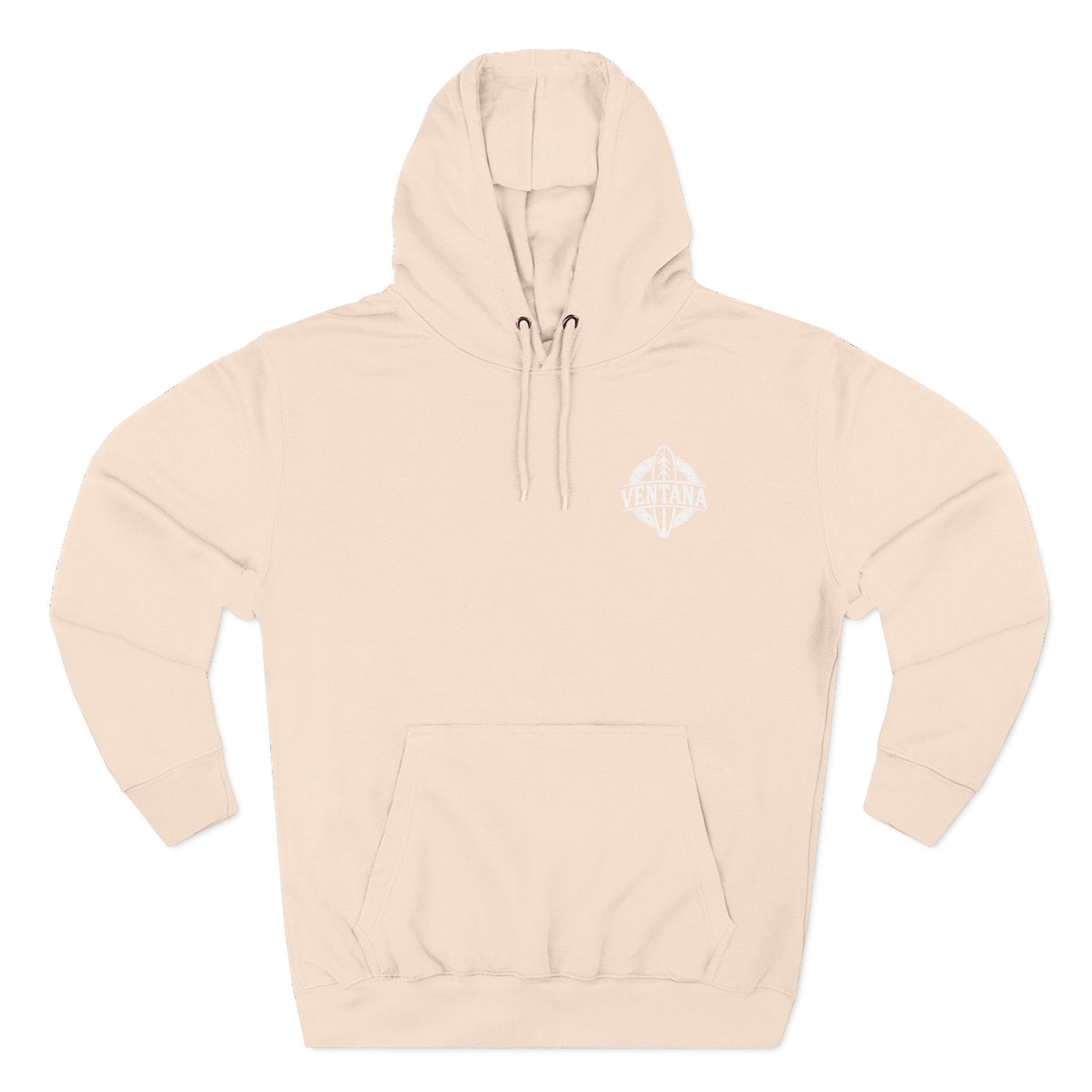 Ventana Monterey Bay by Thiago Bianchini Unisex - Pull-Over Cotton Blend Fleece Hoodie