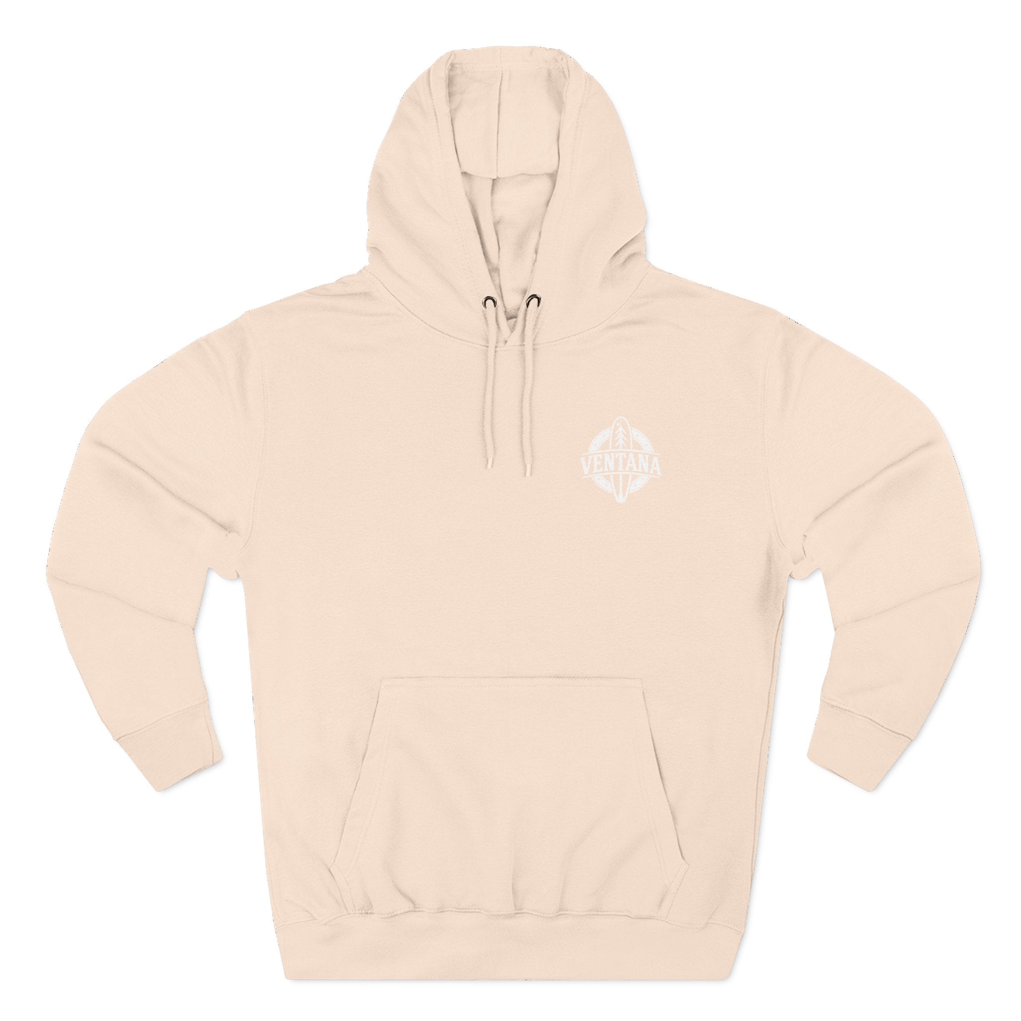 Ventana Monterey Bay by Thiago Bianchini Unisex - Pull-Over Cotton Blend Fleece Hoodie