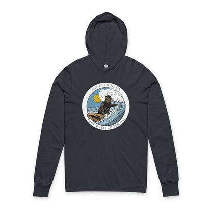 Otter 841 by Thiago Bianchini Unisex - Cotton Long Sleeve Hooded T-Shirt
