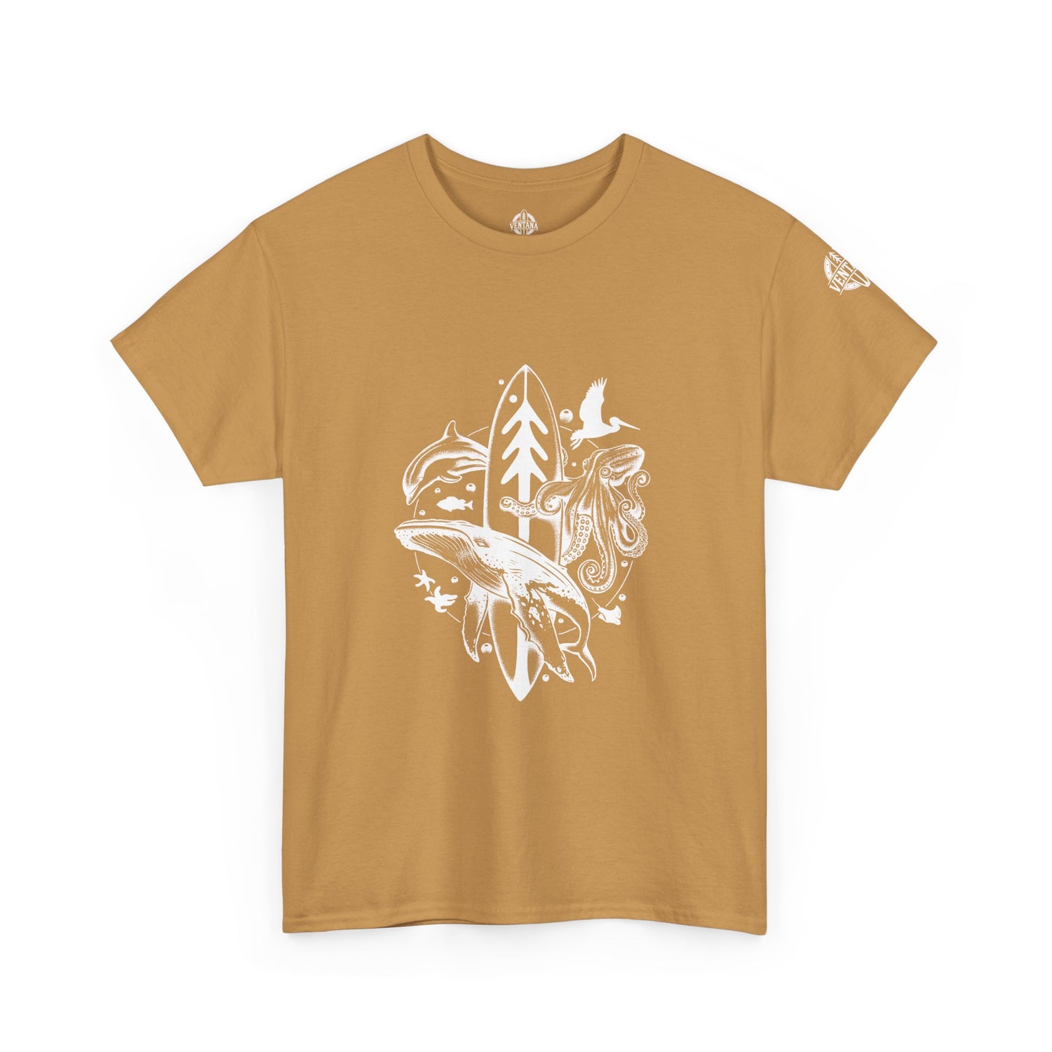Ventana Monterey Bay by Thiago Bianchini - U.S. Cotton T-Shirt
