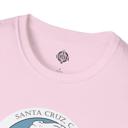 Surf with Otter 841 by Thiago Bianchini Unisex - Soft Style U.S. Cotton T-Shirt
