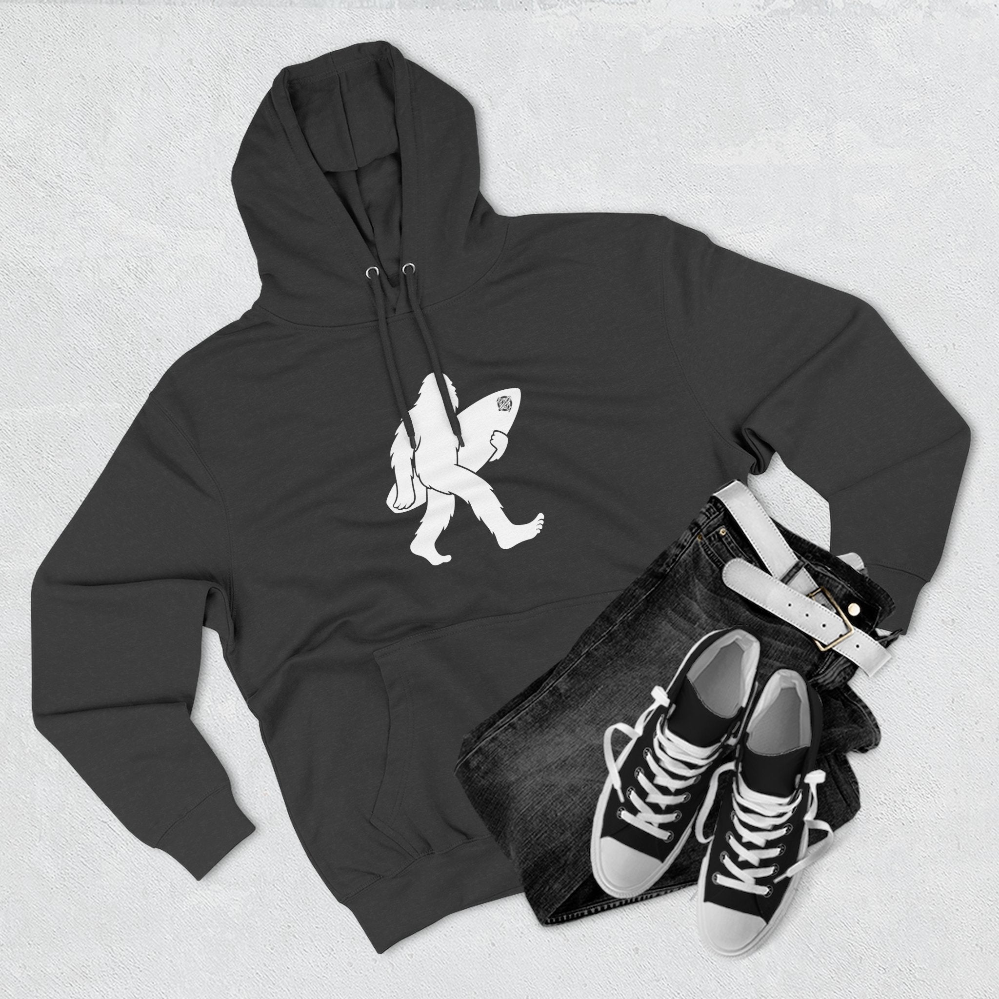 Ventana Surfsquatch Unisex - Pull-Over Cotton Blend Fleece Hoodie