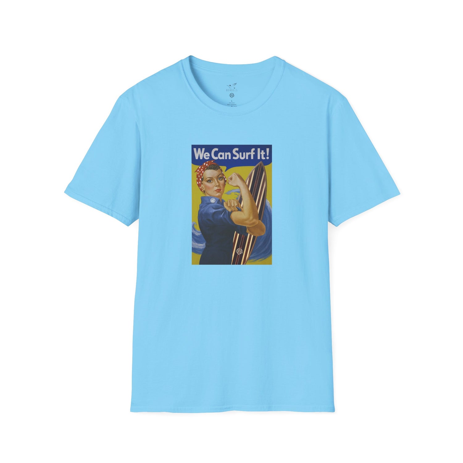 Rosie the Surfer Unisex - Soft Style U.S. Cotton T-Shirt