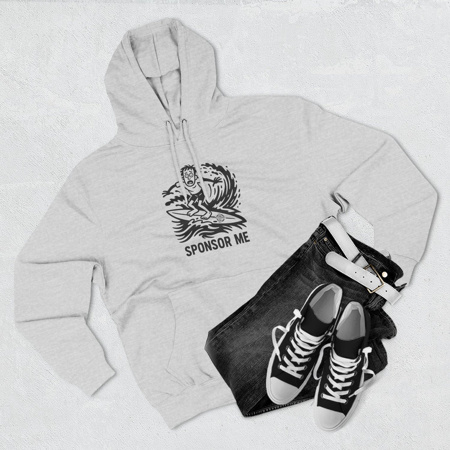 Sponsor Me Unisex - Pull-Over Cotton Blend Fleece Hoodie