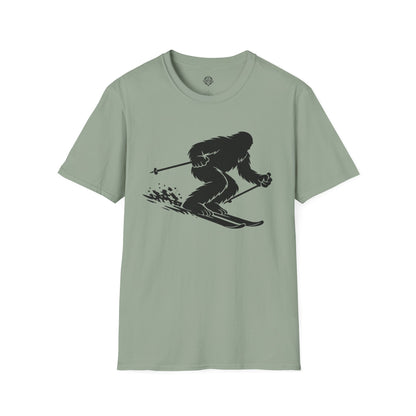 Ventana Shreddy Yeti Ski Unisex - U.S. Cotton T-Shirt