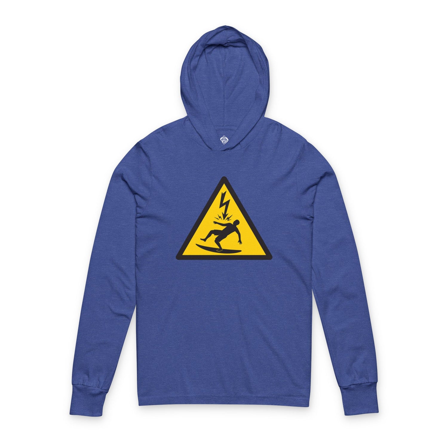Electric Surfer Unisex - Cotton Long Sleeve Hooded T-Shirt