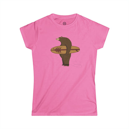 Surfing Grizzly Bear by Fabian Lavater - Women&