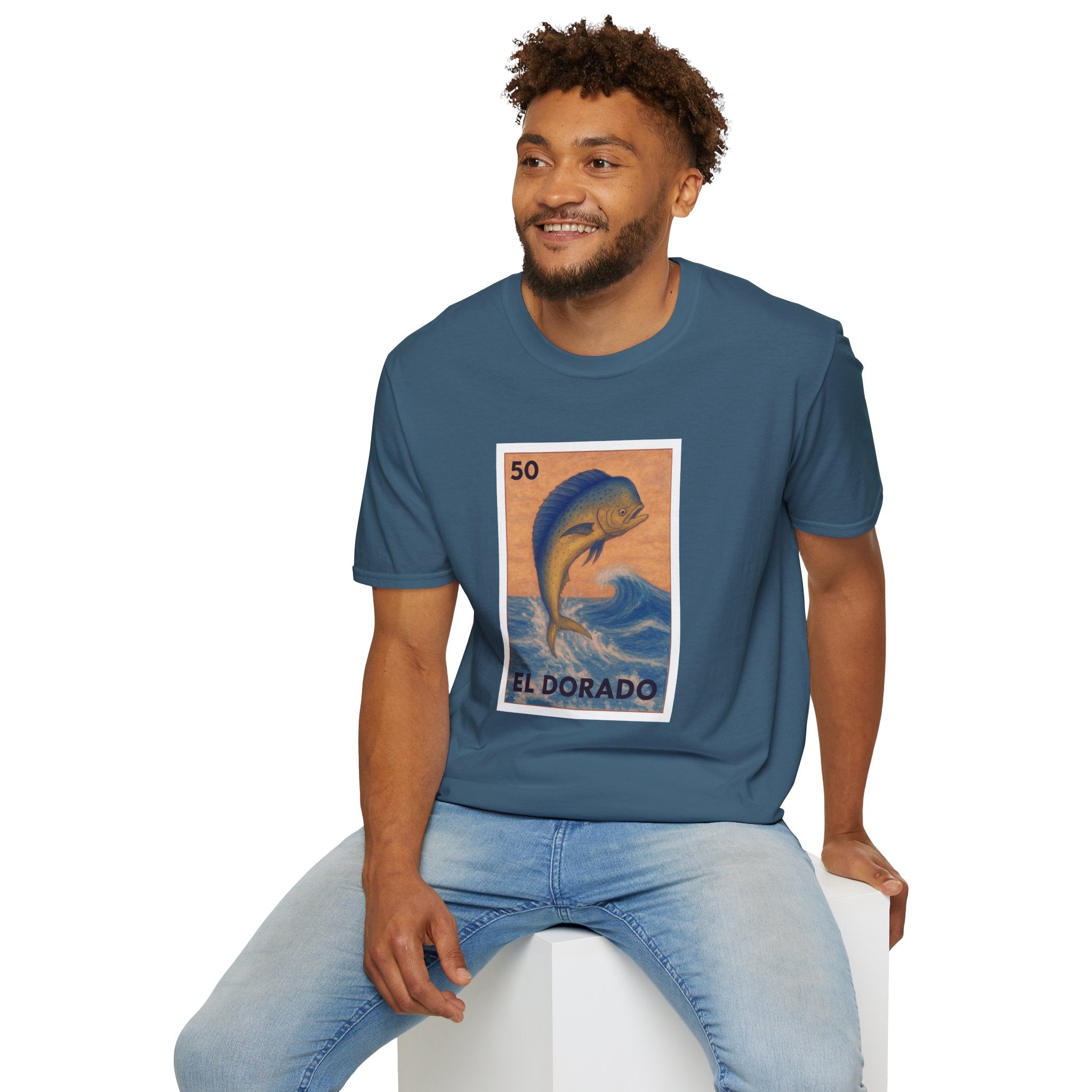 Dorado Lotería Unisex - Soft Style U.S. Cotton T-Shirt (El Dorado)
