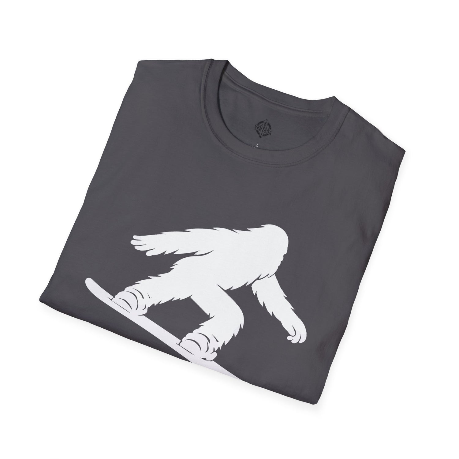 Ventana Shreddy Yeti Snowboard Unisex - U.S. Cotton T-Shirt