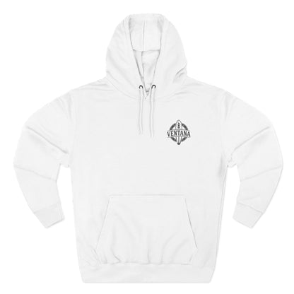 Ventana Monterey Bay by Thiago Bianchini Unisex - Pull-Over Cotton Blend Fleece Hoodie