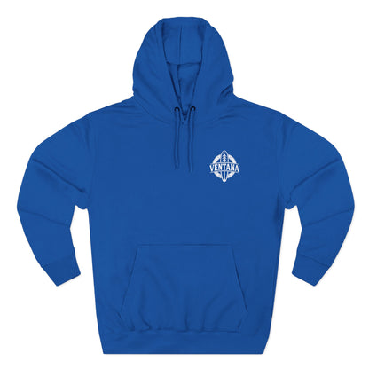 Ventana Monterey Bay by Thiago Bianchini Unisex - Pull-Over Cotton Blend Fleece Hoodie