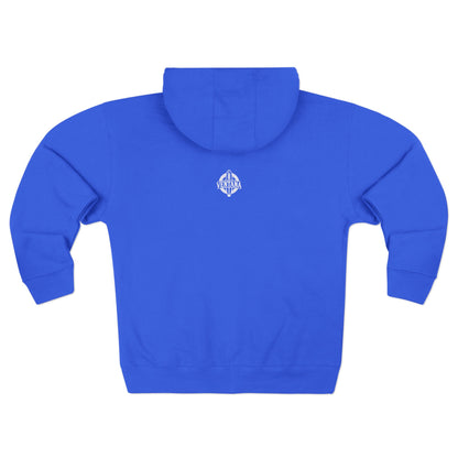 Turtle Lotería Unisex - Zip Cotton Blend Fleece Hoodie (La Tortuga)