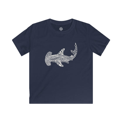 Ventangle Hammerhead Kids - Soft Style U.S. Cotton T-Shirt