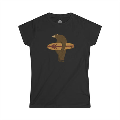Surfing Grizzly Bear by Fabian Lavater - Women&