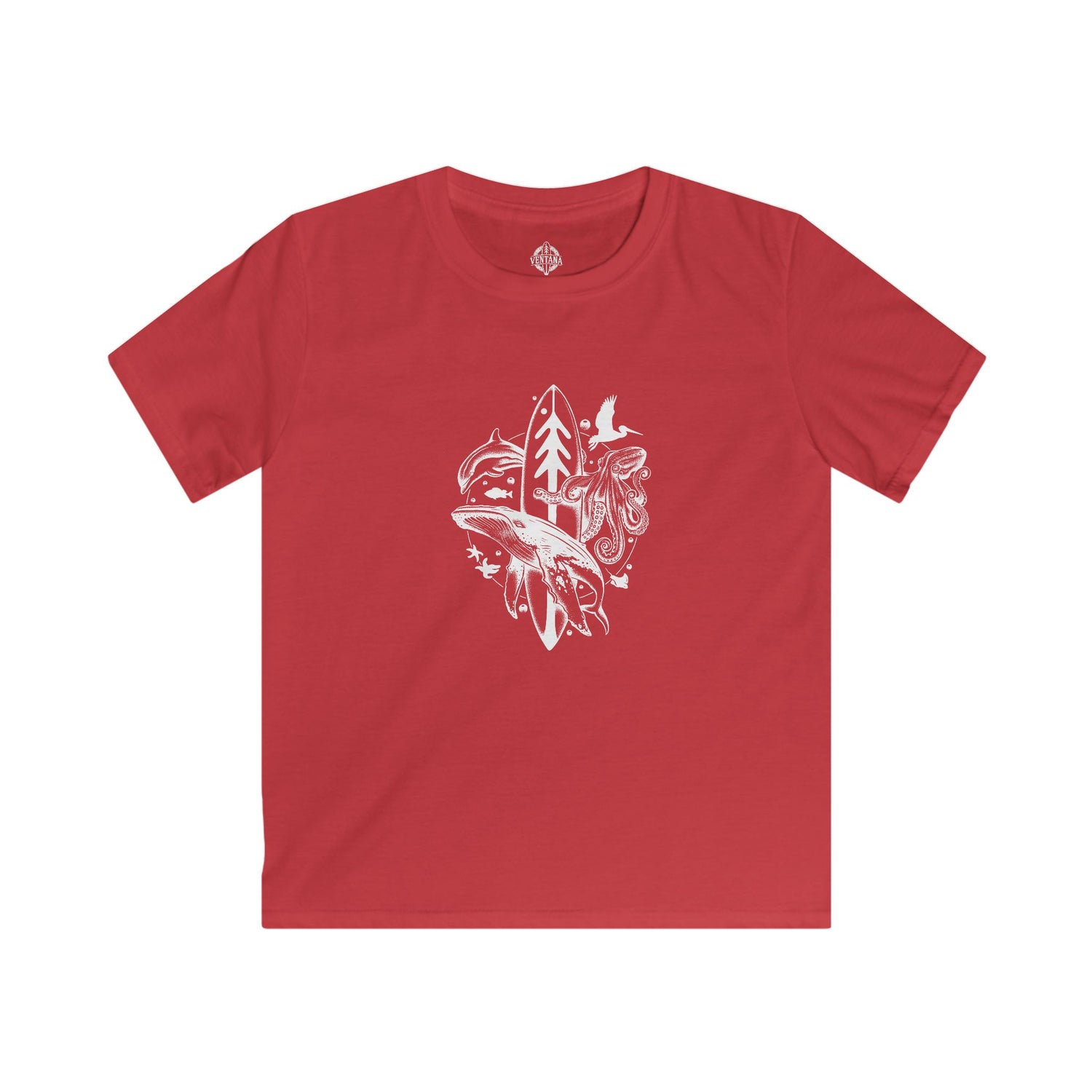 Ventana Monterey Bay by Thiago Bianchini Kids - Soft Style U.S. Cotton T-Shirt
