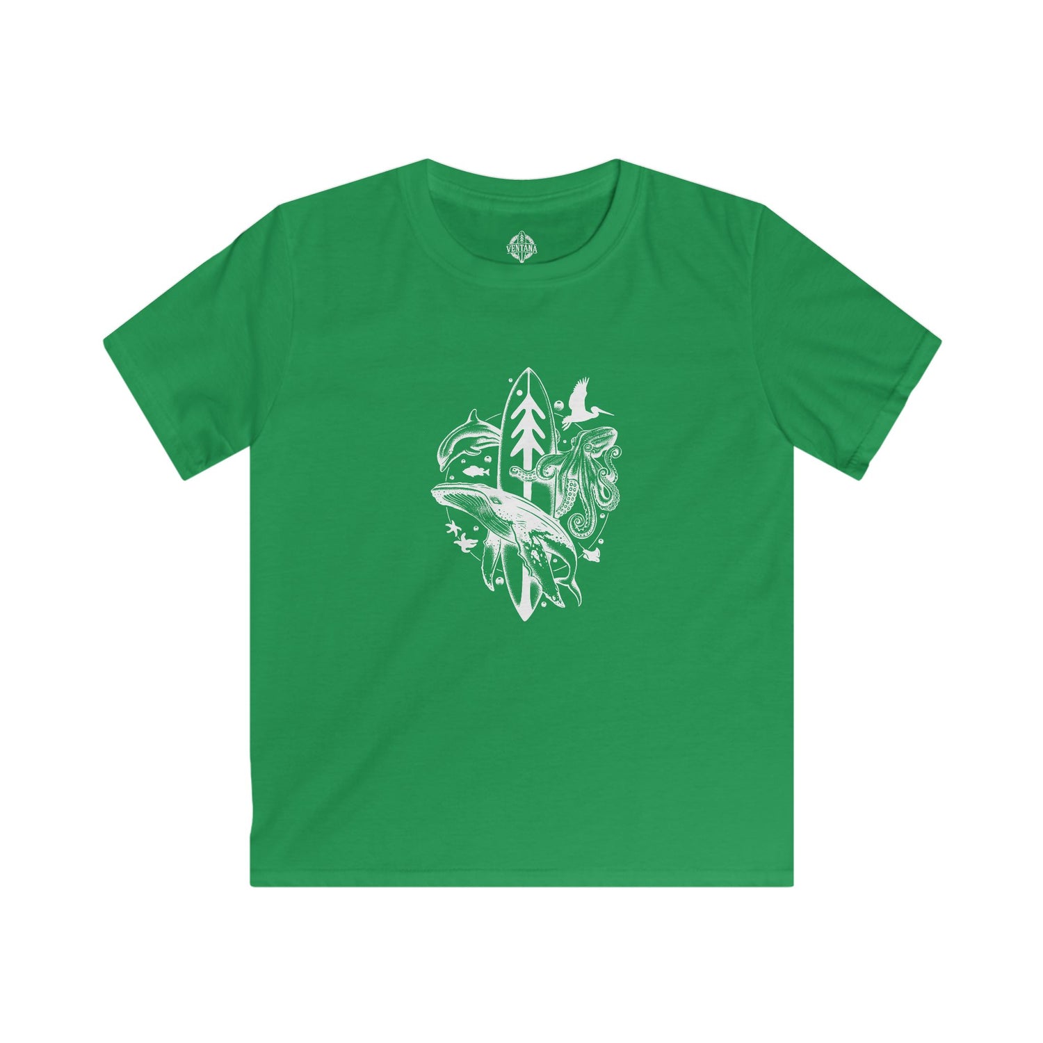 Ventana Monterey Bay by Thiago Bianchini Kids - Soft Style U.S. Cotton T-Shirt