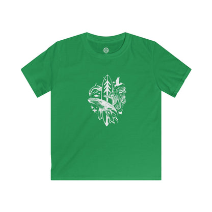 Ventana Monterey Bay by Thiago Bianchini Kids - Soft Style U.S. Cotton T-Shirt