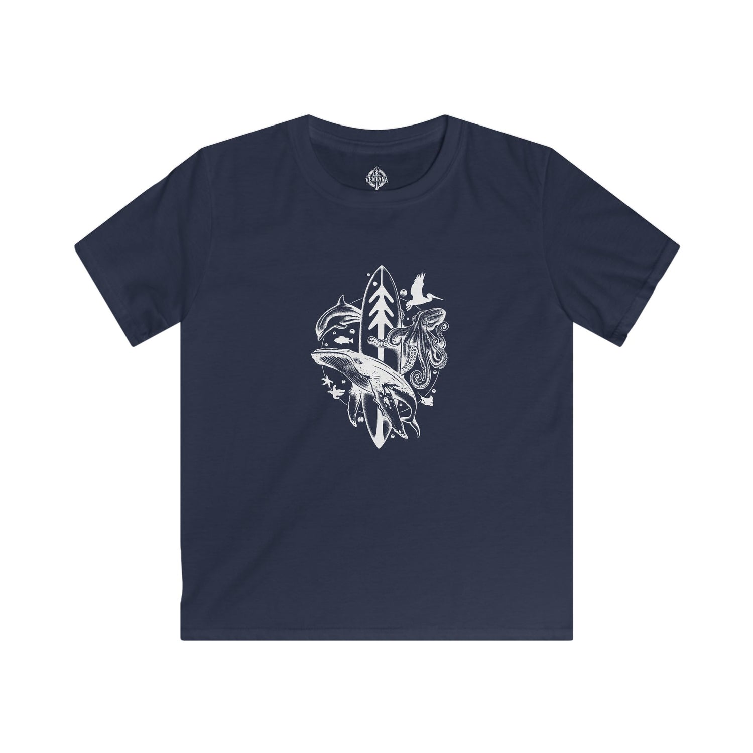 Ventana Monterey Bay by Thiago Bianchini Kids - Soft Style U.S. Cotton T-Shirt