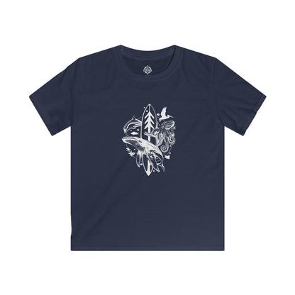 Ventana Monterey Bay by Thiago Bianchini Kids - Soft Style U.S. Cotton T-Shirt