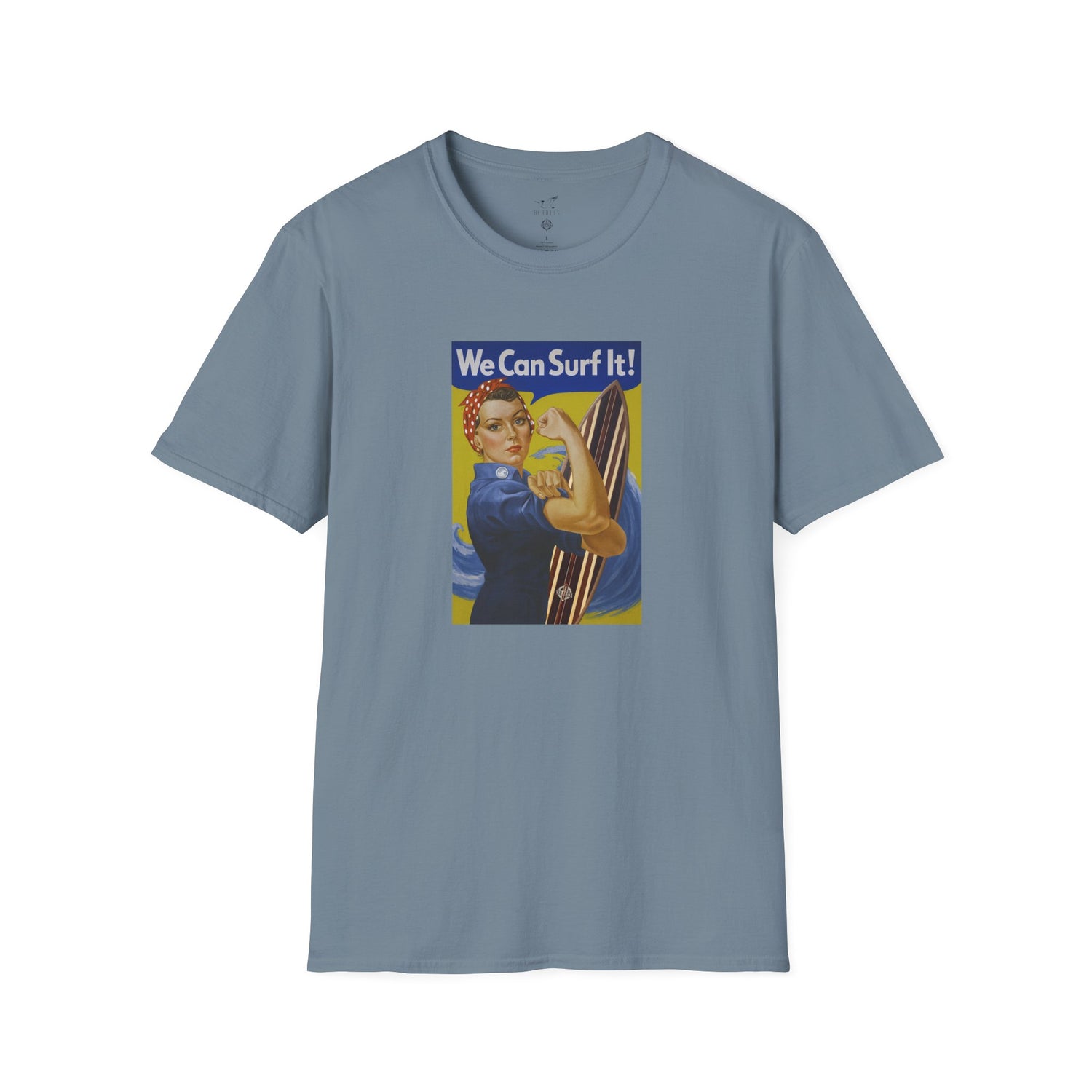 Rosie the Surfer Unisex - Soft Style U.S. Cotton T-Shirt