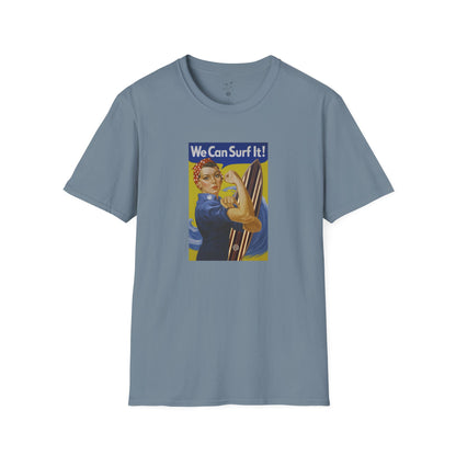 Rosie the Surfer Unisex - Soft Style U.S. Cotton T-Shirt