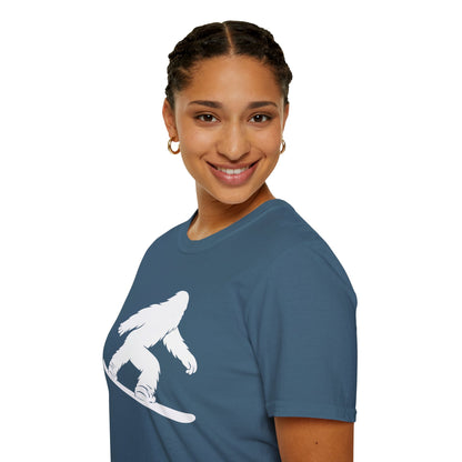 Ventana Shreddy Yeti Snowboard Unisex - U.S. Cotton T-Shirt