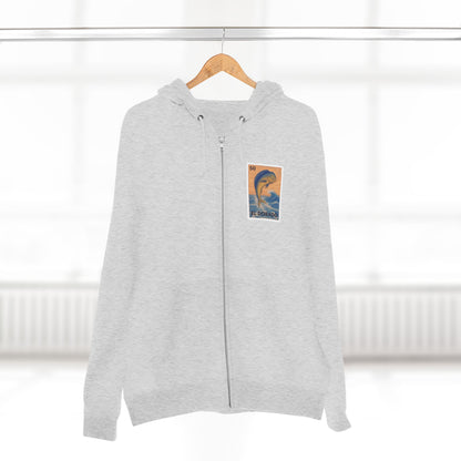 Dorado Lotería Unisex - Zip Cotton Blend Fleece Hoodie (El Dorado)