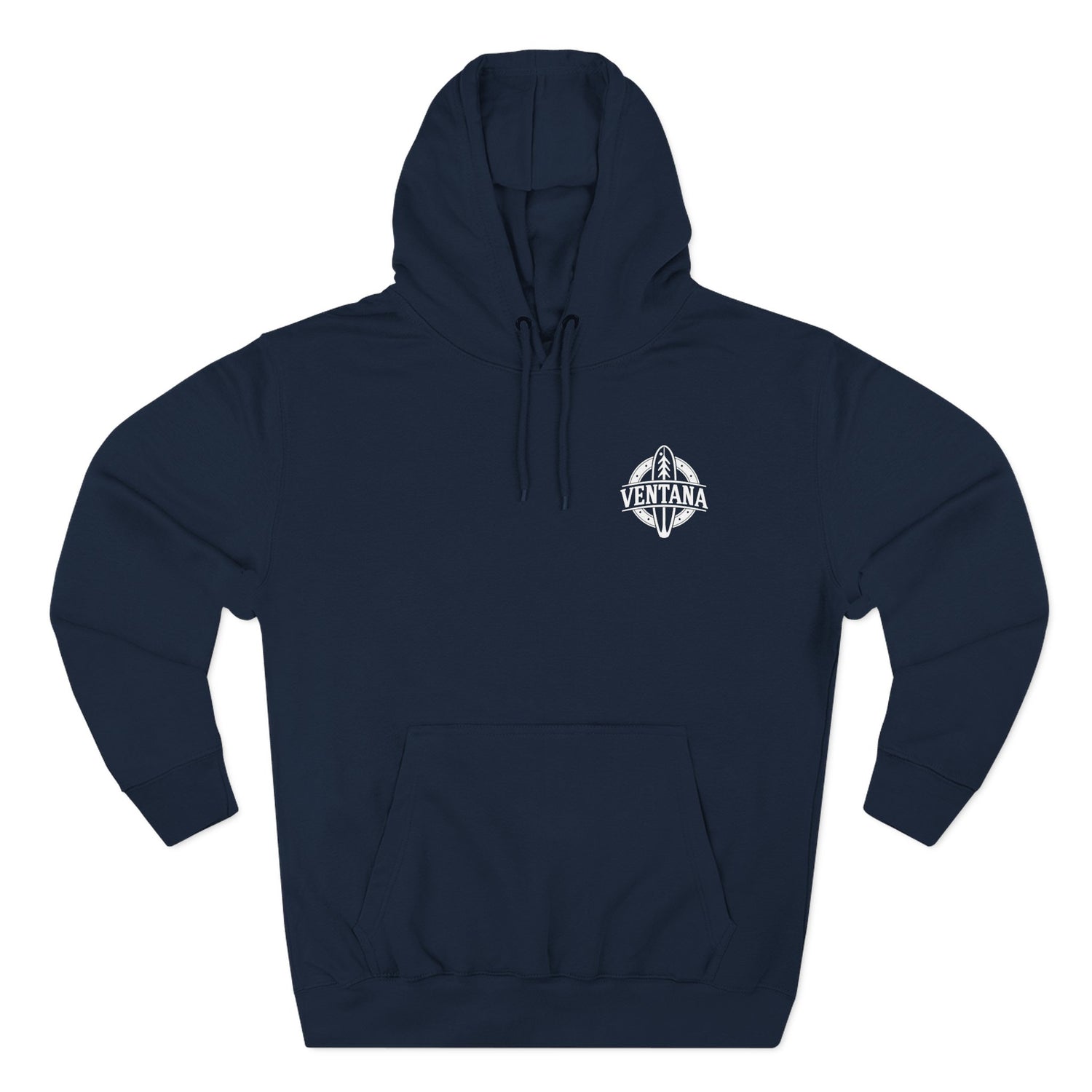 Ventana Monterey Bay by Thiago Bianchini Unisex - Pull-Over Cotton Blend Fleece Hoodie