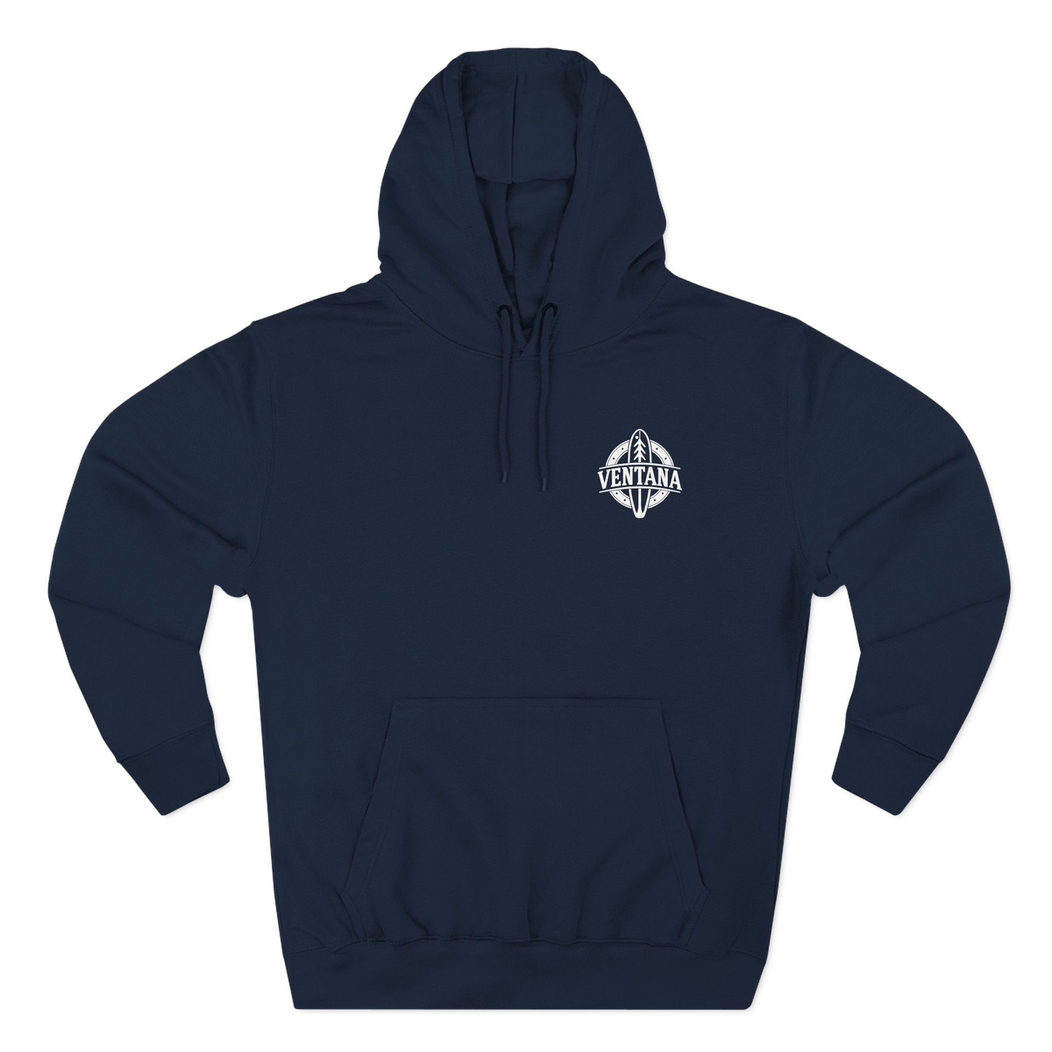 Ventana Monterey Bay by Thiago Bianchini Unisex - Pull-Over Cotton Blend Fleece Hoodie