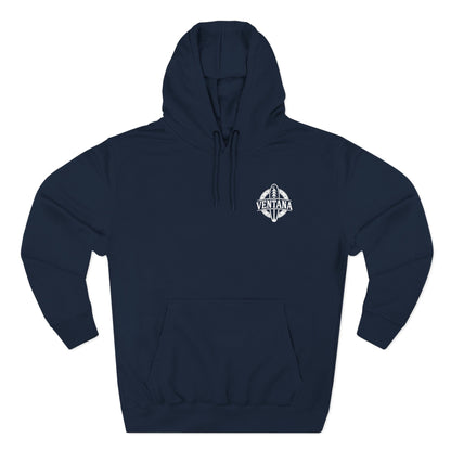 Ventana Monterey Bay by Thiago Bianchini Unisex - Pull-Over Cotton Blend Fleece Hoodie