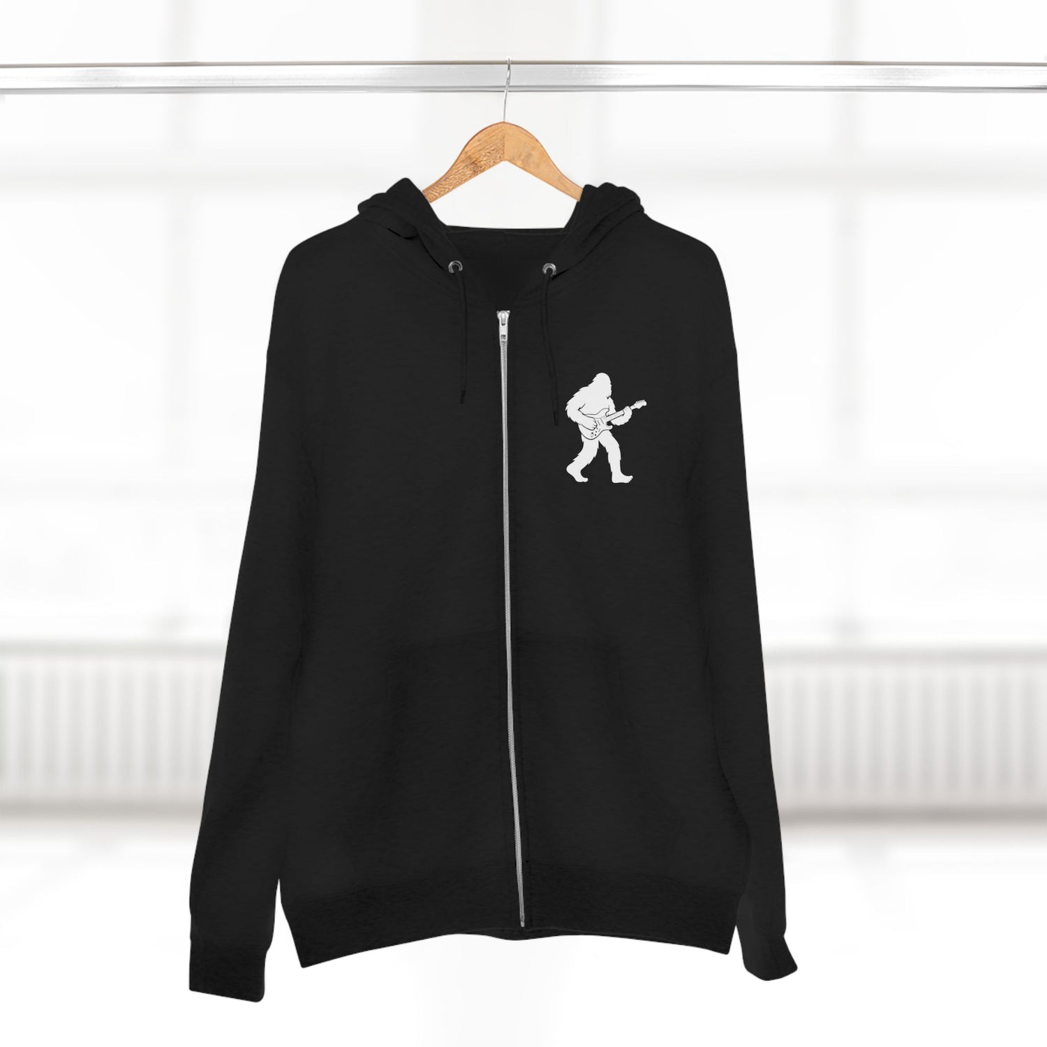 Ventana Jamsquatch Unisex - Zip Cotton Blend Fleece Hoodie