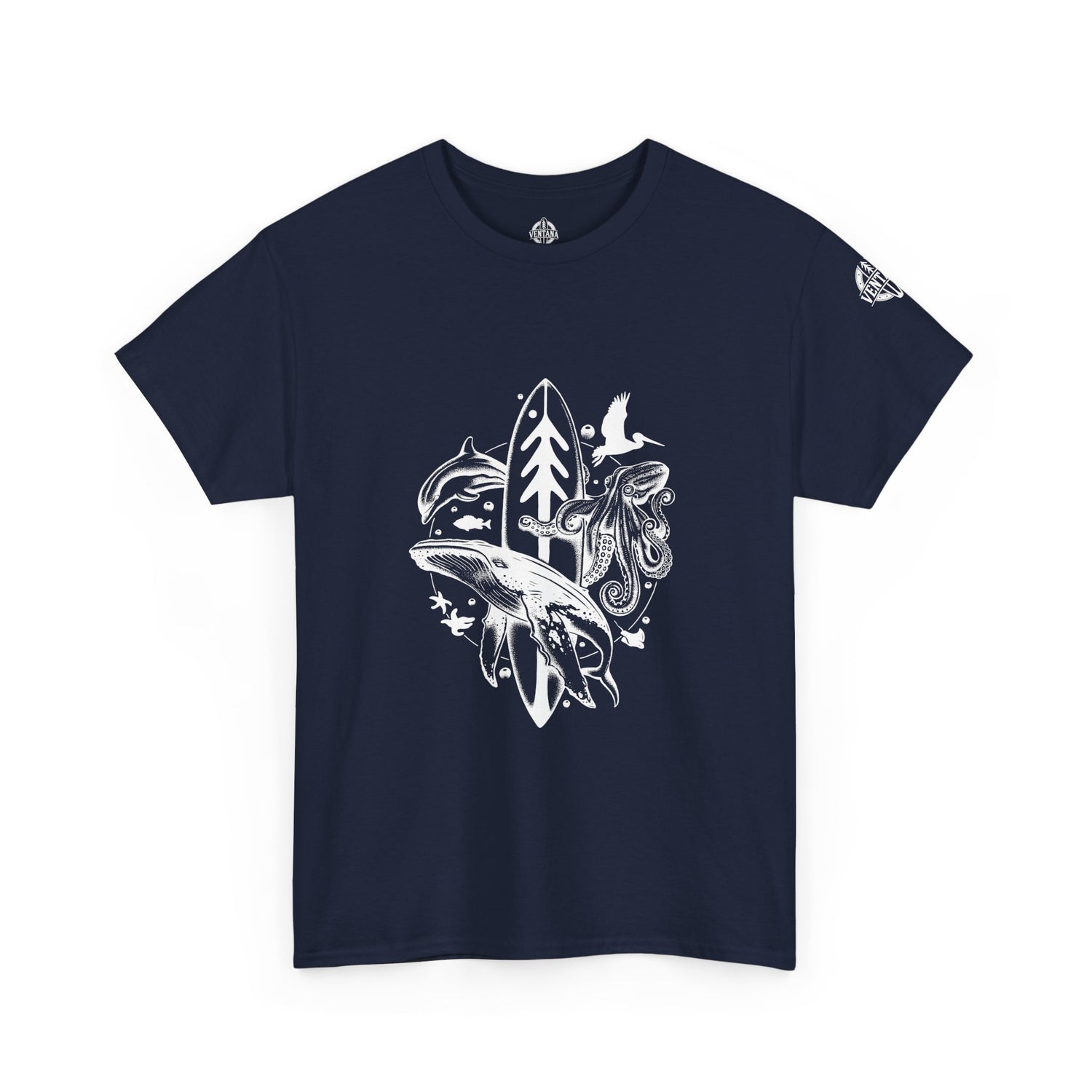 Ventana Monterey Bay by Thiago Bianchini - U.S. Cotton T-Shirt